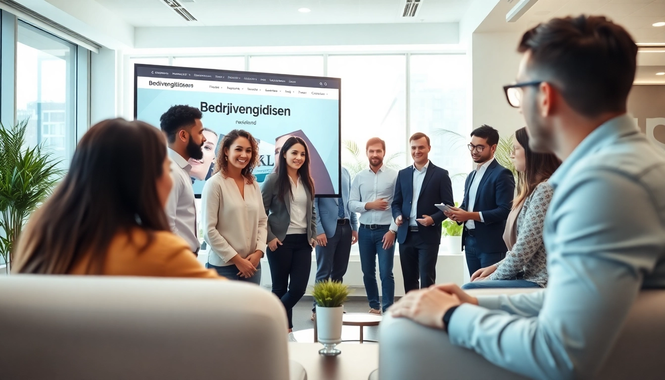 Verhoogde zichtbaarheid met https://bedrijvengidsen-nederland.nl in een moderne werkomgeving.