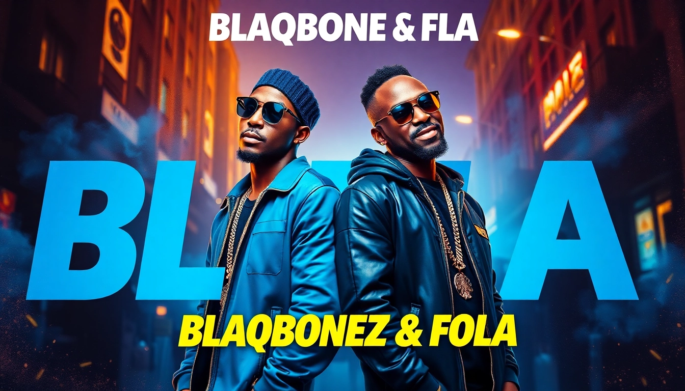 wadupnaija showcases Blaqbonez and Fola's album cover, highlighting vibrant visuals and energetic design.