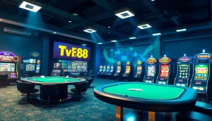 Experience the secure and vibrant gaming interface of TV88, featuring diverse gaming options and user-friendly design.