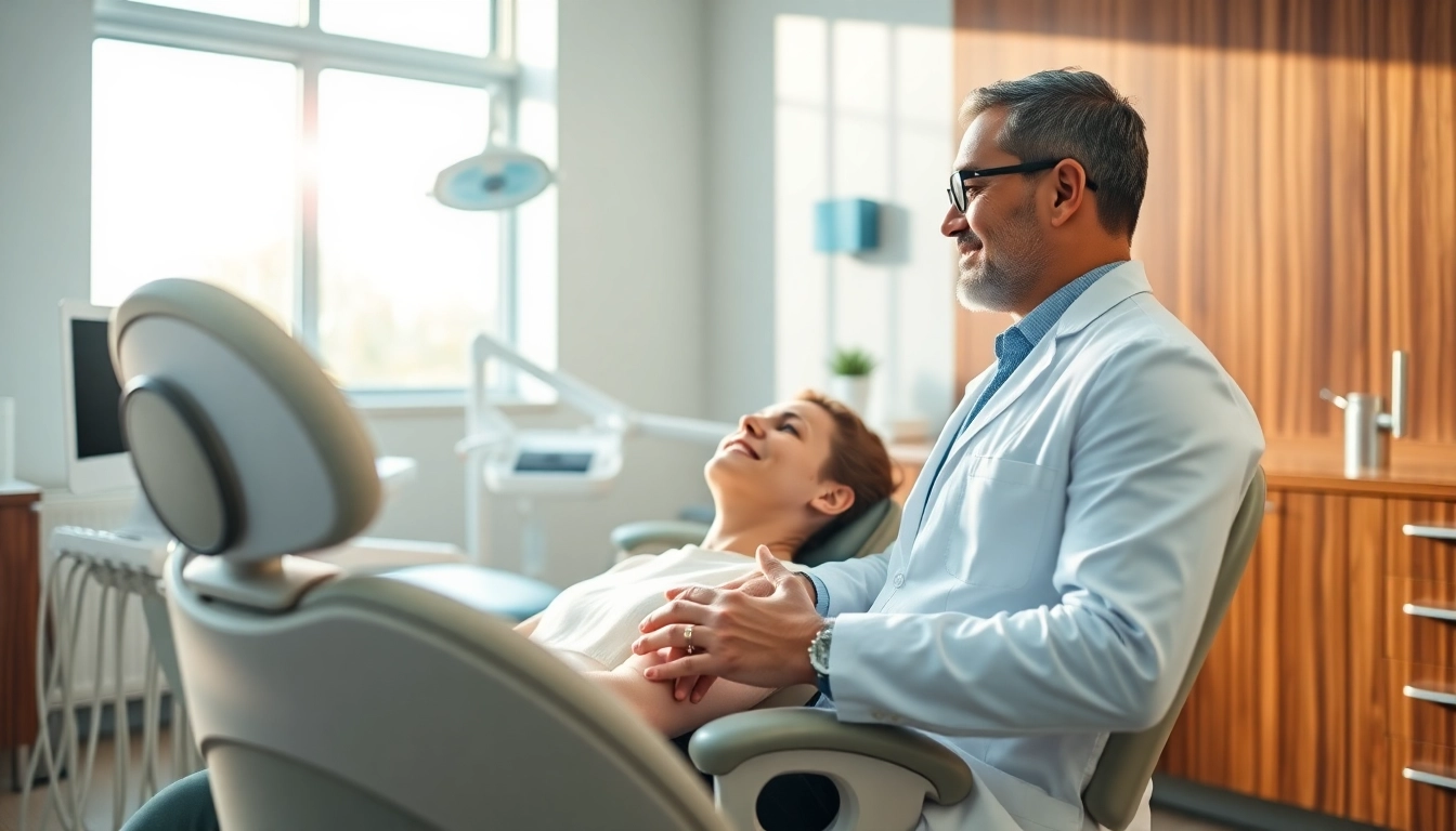 Dr. Shahram Valiani DDS providing compassionate dental care to a patient in a modern clinic