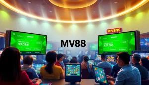 MV88 online gambling platform showcasing secure USDT transactions and user engagement.