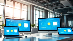 Engaging eSIM technology visuals at https://esimfo.com showcasing modern connectivity solutions.