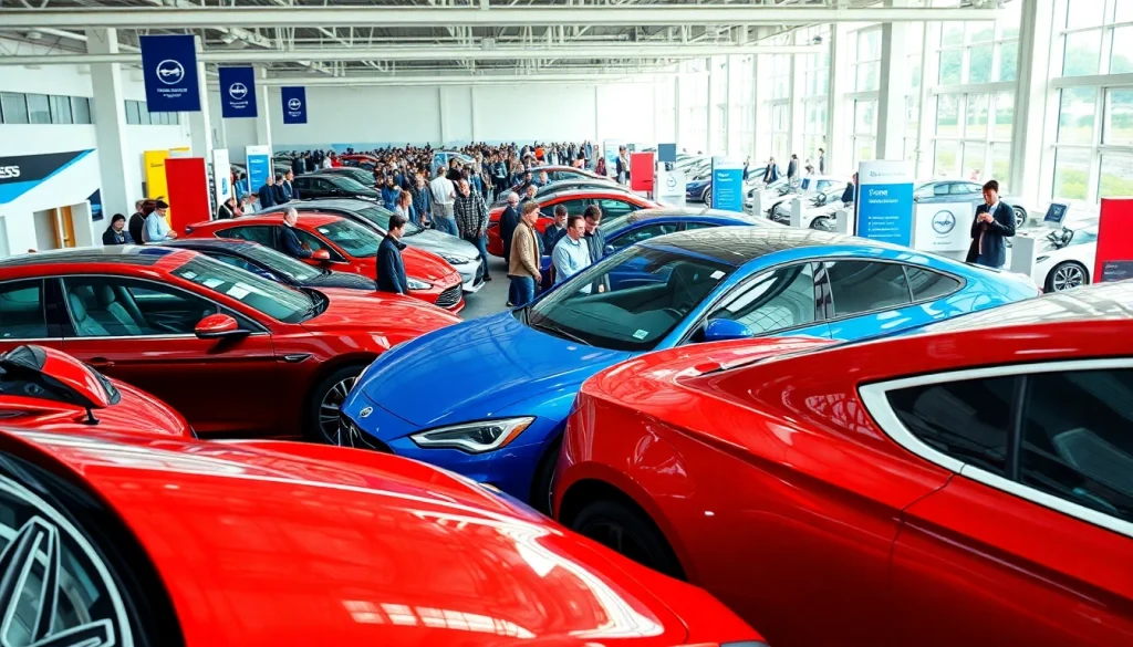 Experience the excitement of Auto Cars Show featuring sleek modern vehicles on display.