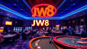 เล่นคาสิโนที่ JW8 คาสิโน พร้อมบรรยากาศที่น่าตื่นเต้นและการตกแต่งทันสมัย