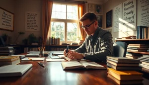 Engage with quality insights from https://editorial.com.ua, featuring a writer's workspace.