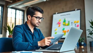 Analyzing website data for https://www.ound-ound.com in a modern office space.