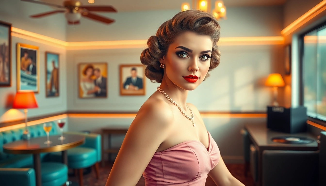 Capture the classic pin-up allure of https://www.esquirevargas.com with elegant vintage aesthetics and soft lighting.