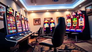 Walettoto menampilkan pengaturan permainan slot modern dengan nuansa menawan dan aksesoris bermain.