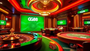 Engaging players at Nhà cái GG88 enjoying the excitement of live casino games.