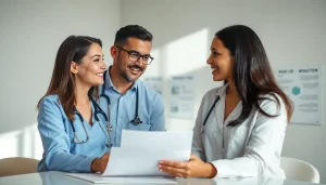 Consultation about Oral Weight Loss Treatments between a healthcare provider and patient.