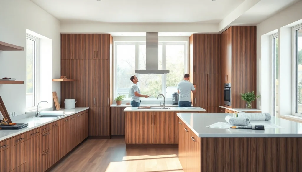 Transforming a kitchen during Home renovation for a modern and stylish upgrade