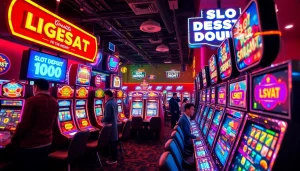 Menggoda pemain dengan slot deposit 1000 di ruangan permainan ceria.