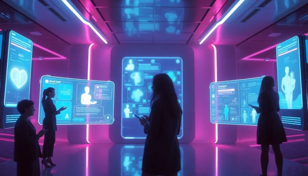 Engaging interaction with sex AI technology showcasing digital relationship dynamics