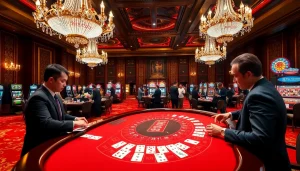 Experience high-stakes gaming at https://rr88.wales/ amidst a glamorous casino atmosphere.