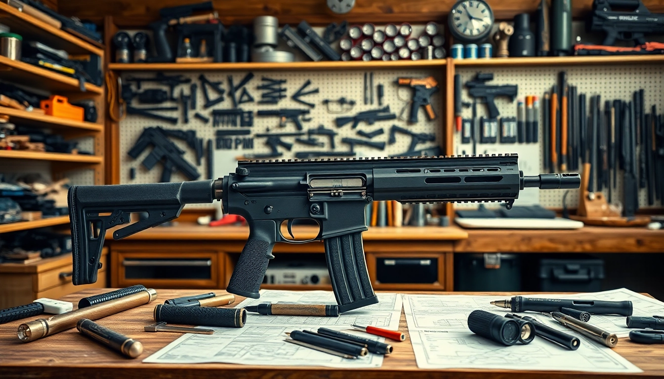 Craft and assemble the p80 pf940v2 frame kit on a well-equipped workbench.