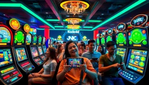 Experience Kode4d with thrilling slot games and vibrant gaming atmosphere.