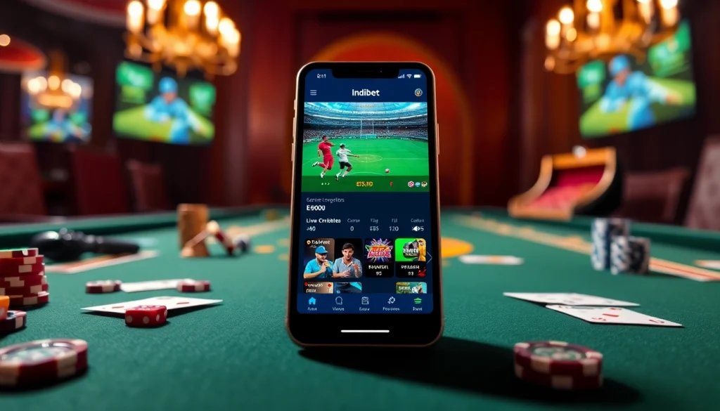 Experience the thrill of betting with the Indibet app, featuring live matches and casino gaming.