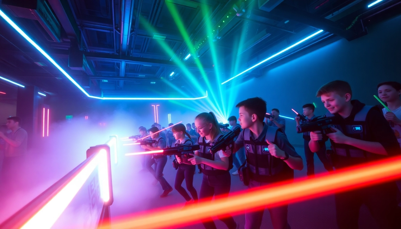 Experience exhilarating gameplay at Laser Quest Coventry in a vibrant, neon-lit arena.