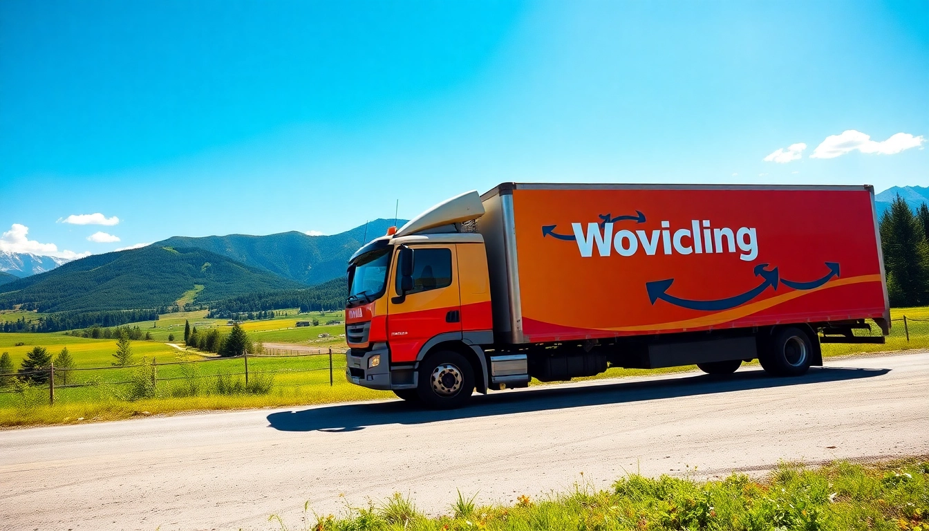 Moving companies across provinces ensuring a seamless relocation experience with a professional moving truck.