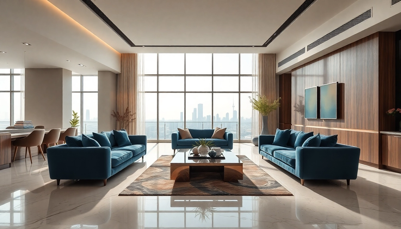 Elevate your space with stunning interior design dubai showcasing a luxurious apartment.