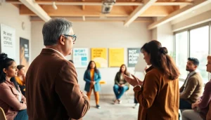 Engaging empowerment coaching session fostering growth and transformation.