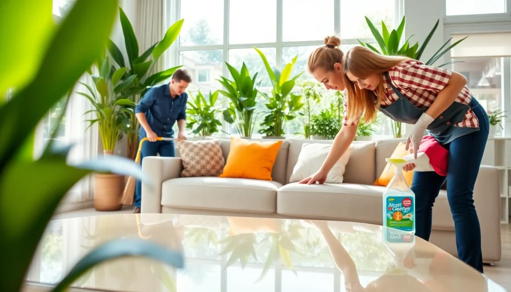 Enhance your space with a cleaning service in a bright modern home, featuring eco-friendly practices.
