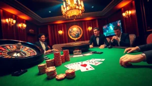 Experience the thrill of gambling at luongsontv with intense poker action and vibrant roulette.