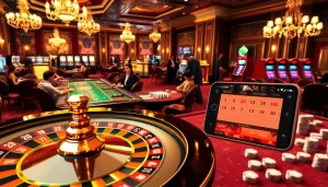 Engage in the thrill of gambling with okfun đăng ký at an upscale casino filled with vibrant tables and exciting games.