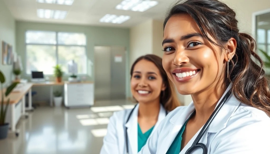 Engage with healthcare professionals at https://www.medexdtc.com, featuring a welcoming consulting scene.