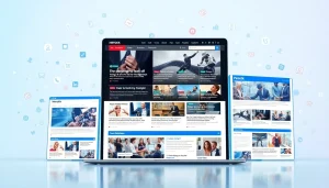 Engaging news content from https://newsharbor.com.ua presented in a modern layout.