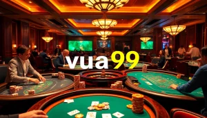 Experience the excitement of gambling at vua99 casino with vibrant table games and luxurious design.