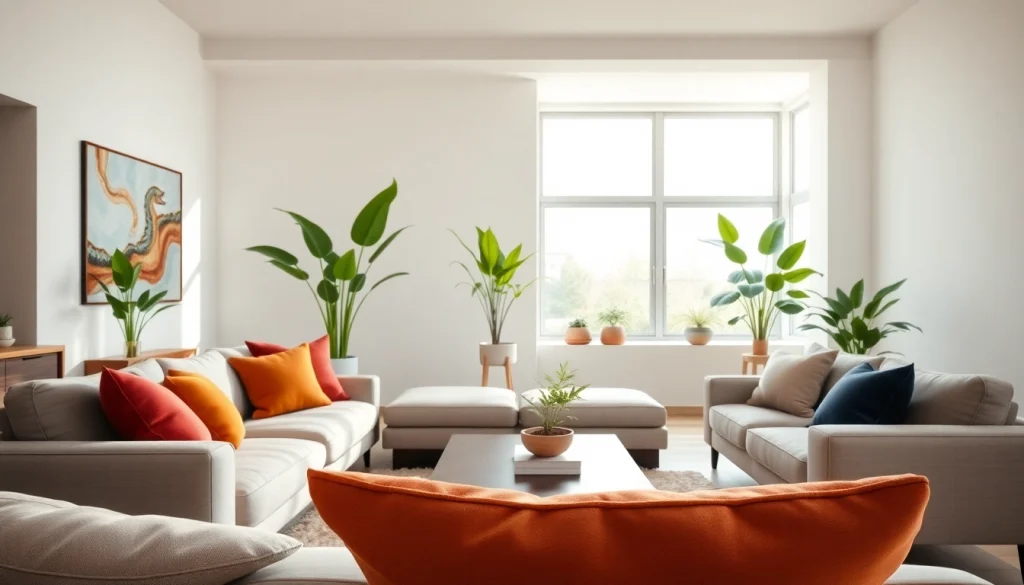 Transform your living space with stunning home renovation ideas highlighting a modern living room.
