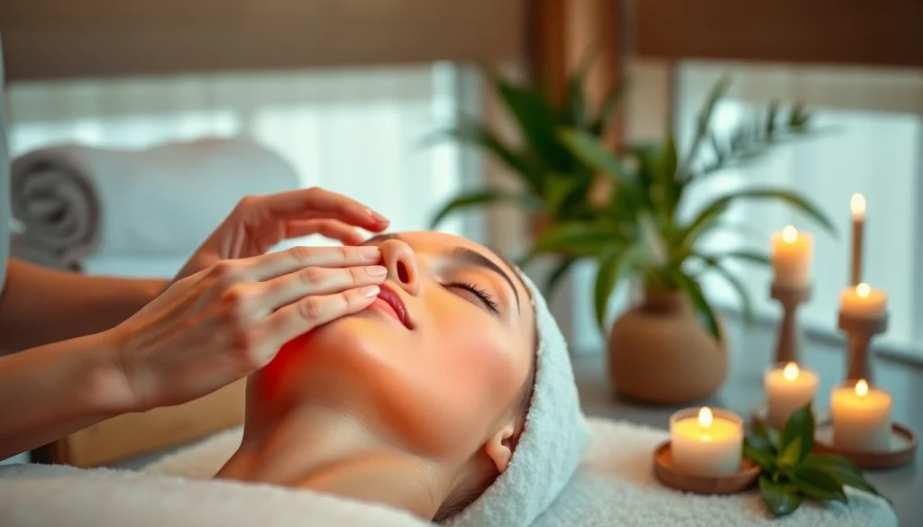 Experience the rejuvenating benefits of the RejuvaGlow Facial in a tranquil spa setting.