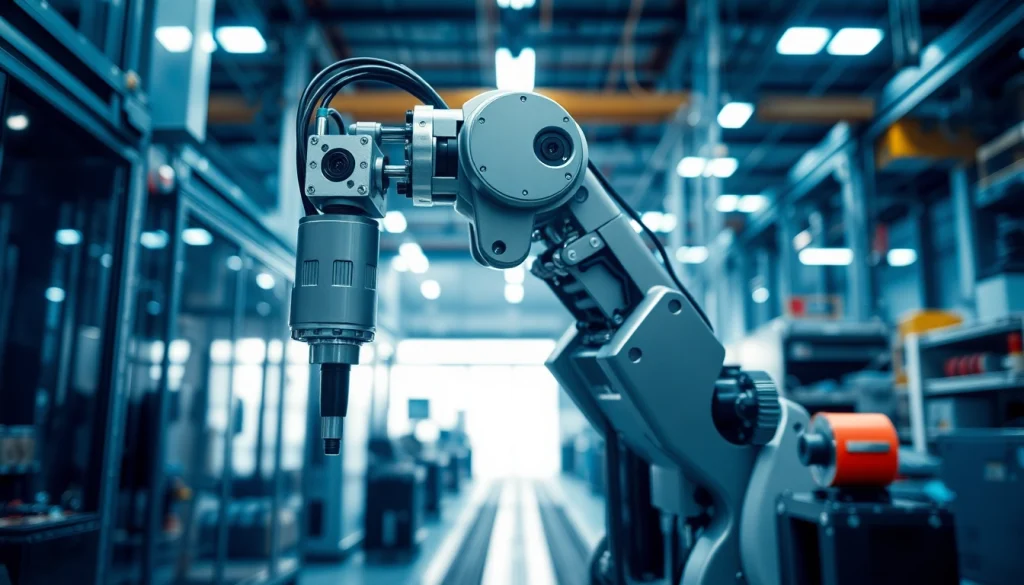 Injection Robot enhancing industrial manufacturing with precision and advanced technology.