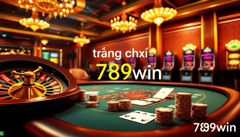 Experience the thrill of gaming on trang chủ 789win with bright casino table visuals and poker action.
