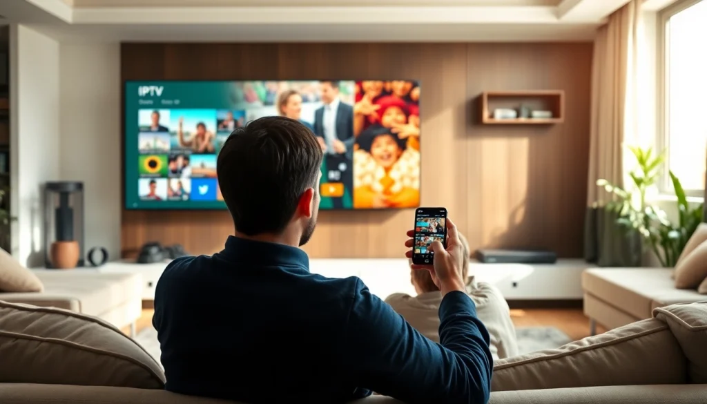 Stream IPTV effortlessly with stunning services from https://bosstv.ca in a modern living environment.