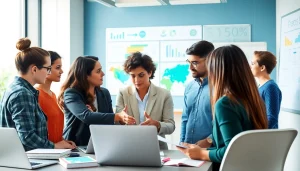 Engage with CareerSprints.com through a vibrant professional training workshop fostering collaboration.