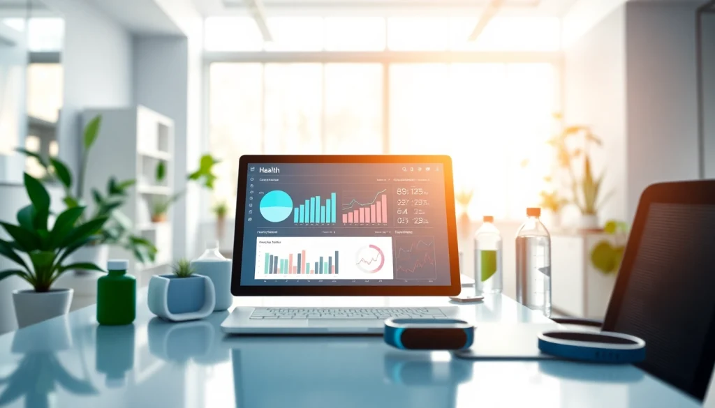 Discover innovative health services at trevia.com in a modern digital workspace setup