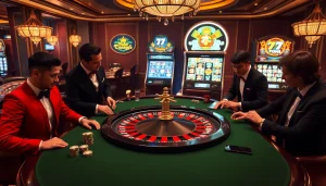 Experience the thrill of betting at 79king 4 with vibrant casino tables and engaging players.