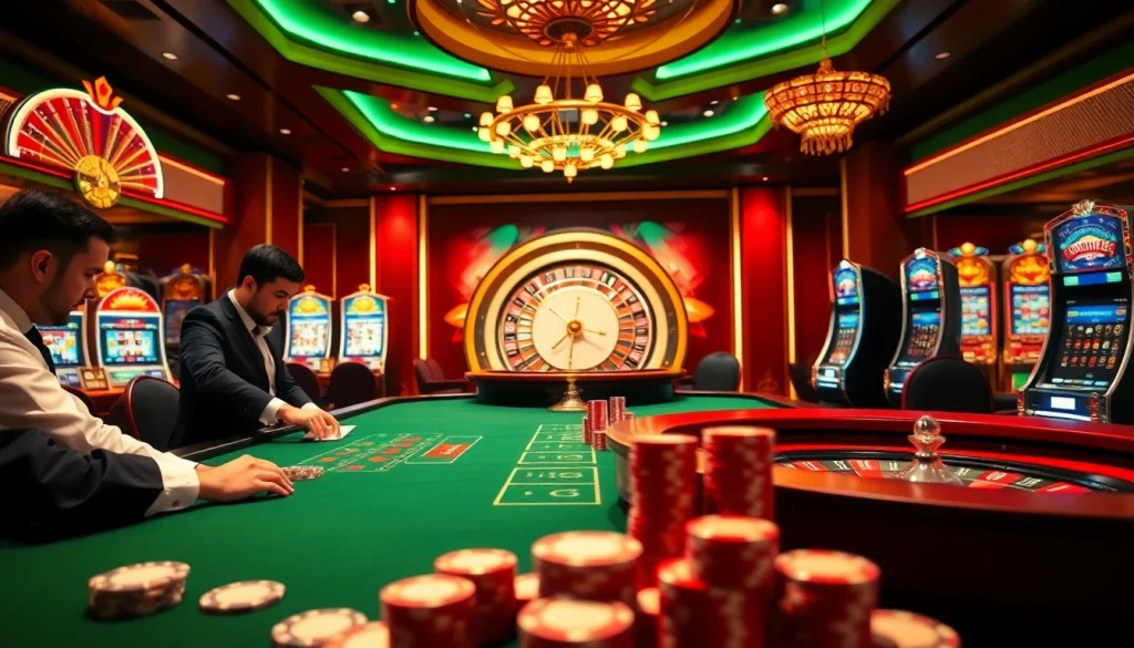 Experience the thrill of qq88 at an upscale casino table, where excitement meets professionalism.