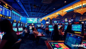 THABET online gambling platform showcasing vibrant gameplay and user engagement