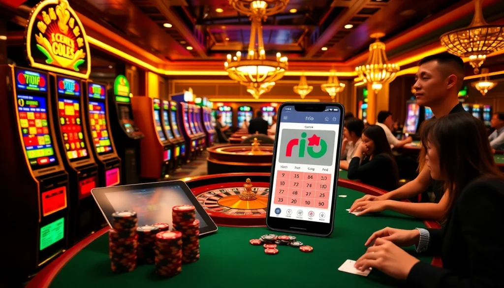 Experience the thrill of the casino with the rio App for seamless betting and gaming.