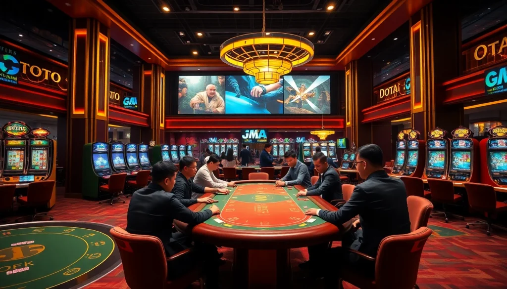 Experience thrilling gameplay at jbo vietnam’s vibrant casino featuring poker and e-sports action.