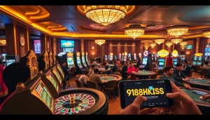 Experience excitement at 918KISS with active players and stylish casino gaming elements.