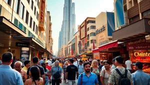 Today Dubai news highlights cultural vibrancy and modern architecture in a bustling urban scene.