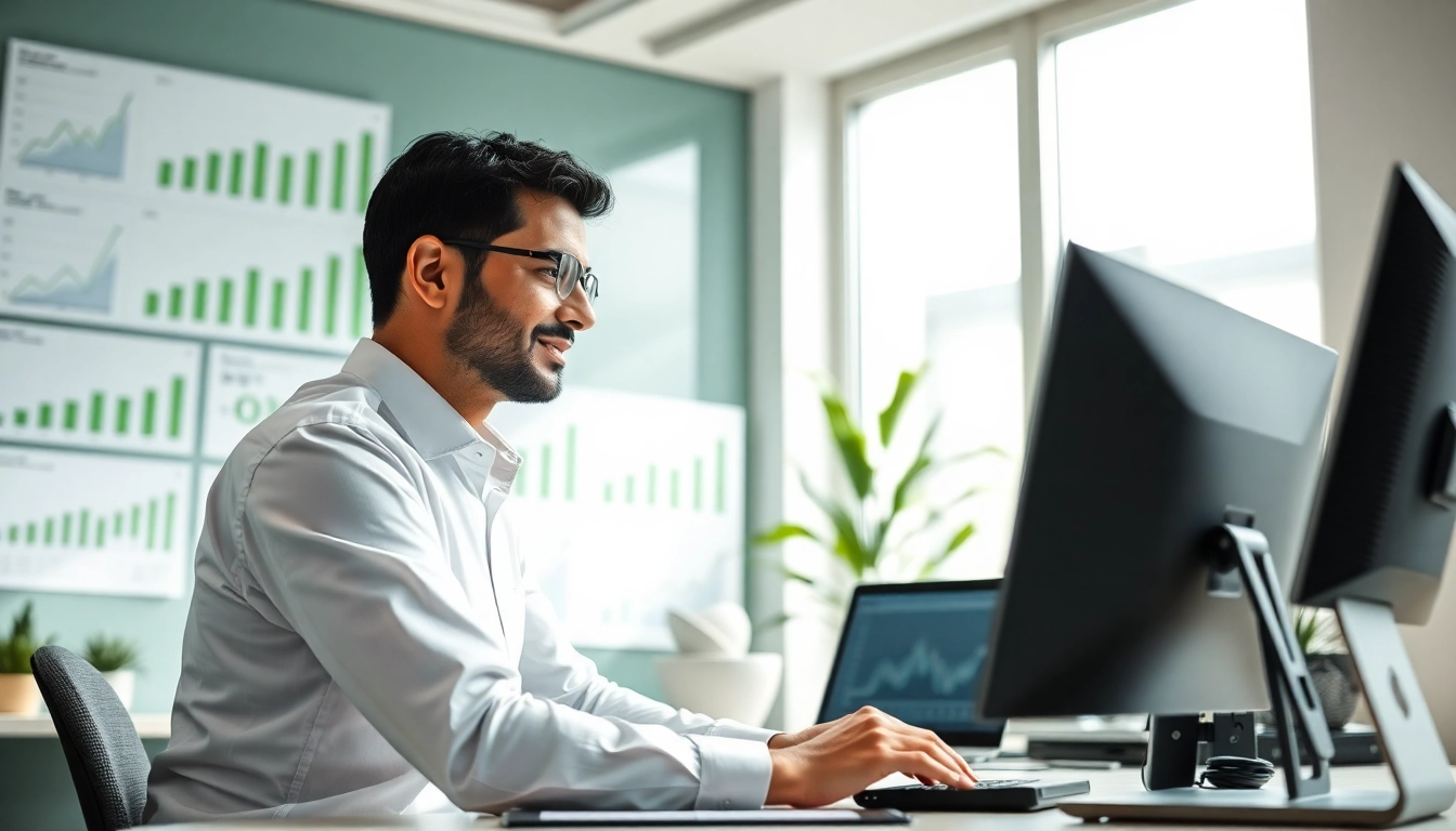 Successful indian entreprenure engaged in innovative business discussions in a modern office.