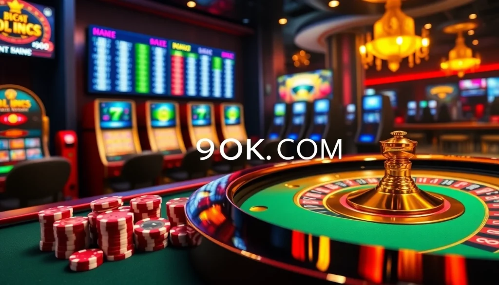 Exciting gameplay at 99OK.COM with vibrant casino elements and top-tier betting options.