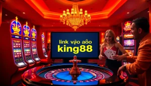 Experience thrilling gambling excitement with link vào king88 featuring vibrant casino visuals.