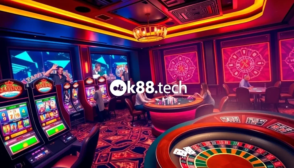 Experience thrilling gambling with the vibrant interface of https://ok88.tech/ showcasing exciting games and bets.