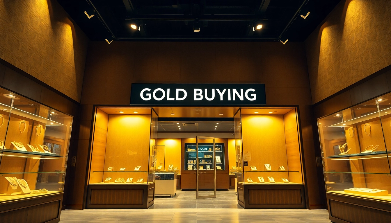 Compro oro: vetrina di gioielli in oro luminosi e accoglienti.